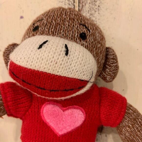 Sock monkey 10”  - Picture 2 of 4